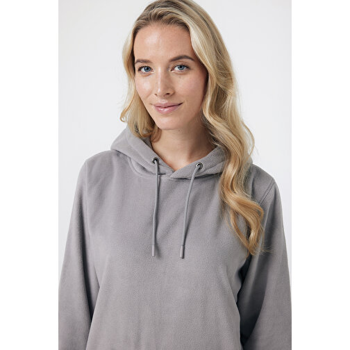 Iqoniq Trivor Mikrofleece-Kapuzenjacke Aus Recyc. Polyester , storm grey, 100% recyceltes Polyester, XXS, 61,00cm x 2,50cm (Länge x Höhe), Bild 12