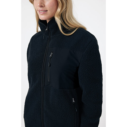 Iqoniq Diran Fleecejacke Aus Recyceltem Polyesterflor , schwarz, 100% recyceltes Polyester, XXL, 79,00cm x 3,00cm (Länge x Höhe), Bild 15