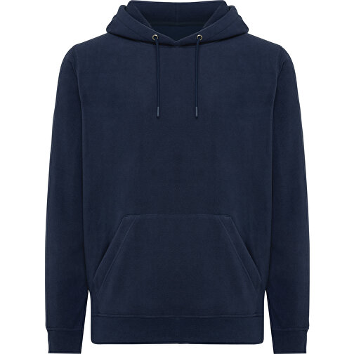 Iqoniq Trivor Mikrofleece-Kapuzenjacke Aus Recyc. Polyester , navy blau, 100% recyceltes Polyester, XXS, 61,00cm x 2,50cm (Länge x Höhe), Bild 1