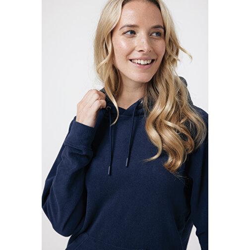 Iqoniq Trivor Mikrofleece-Kapuzenjacke Aus Recyc. Polyester , navy blau, 100% recyceltes Polyester, L, 74,00cm x 2,50cm (Länge x Höhe), Bild 10