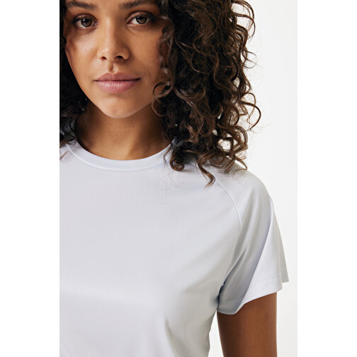 Iqoniq Tikal Sport Quick-Dry T-Shirt Aus Rec. Polyester , weiß, 100% recyceltes Polyester, XS, 64,00cm x 0,50cm (Länge x Höhe), Bild 10