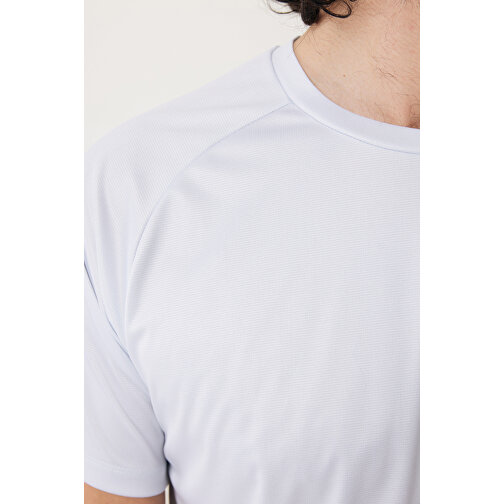 Iqoniq Tikal Sport Quick-Dry T-Shirt Aus Rec. Polyester , weiss, 100% recyceltes Polyester, M, 72,00cm x 0,50cm (Länge x Höhe), Bild 12