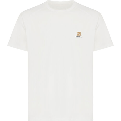 Iqoniq Tikal Sport Quick-Dry T-Shirt Aus Rec. Polyester , weiss, 100% recyceltes Polyester, 5XL, 83,00cm x 0,50cm (Länge x Höhe), Bild 13