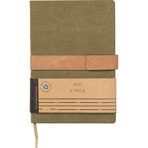 Carnet de notes VINGA Bosler en toile recyclée RCS, Image 6