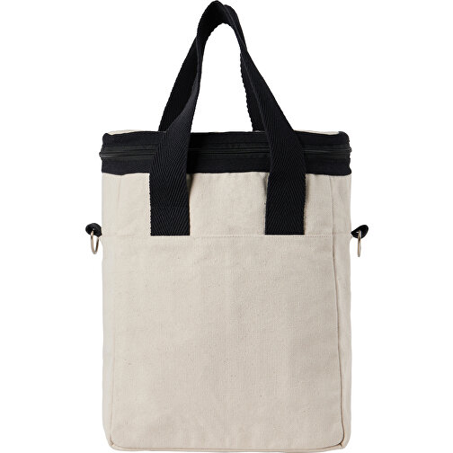 VINGA Volonne AWARE™ Kühltasche Aus Recyceltem Canvas , off white, Baumwolle - recycelt, 34,00cm x 12,00cm (Länge x Höhe), Bild 2