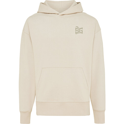 Iqoniq Yoho Relax-Hoodie Aus Recycelter Baumwolle, Natural Raw , natural raw, 50% recycelte und 50% biologische Baumwolle, XS, , Bild 4