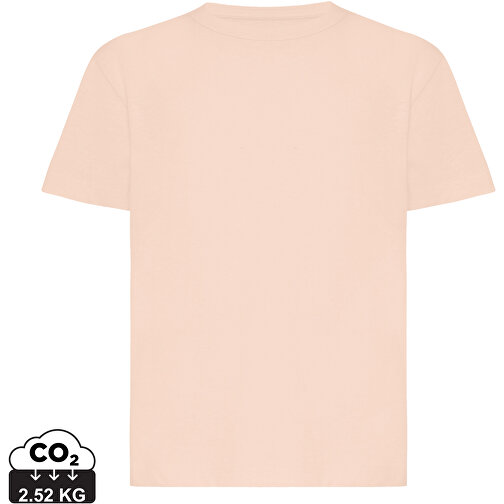 Iqoniq Koli Kids T-Shirt Aus Recycelter Baumwolle, Peach Nectar , peach nectar, 30% recycelte und 70% biologische Baumwolle, 9-10, , Bild 1