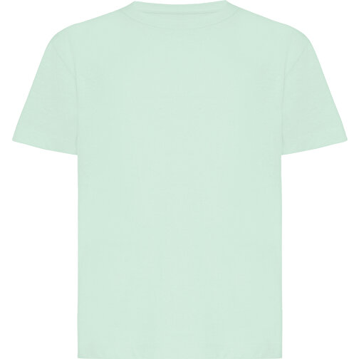 T-shirt per bambini Iqoniq Koli in cotone riciclato, menta tritata, Immagine 2