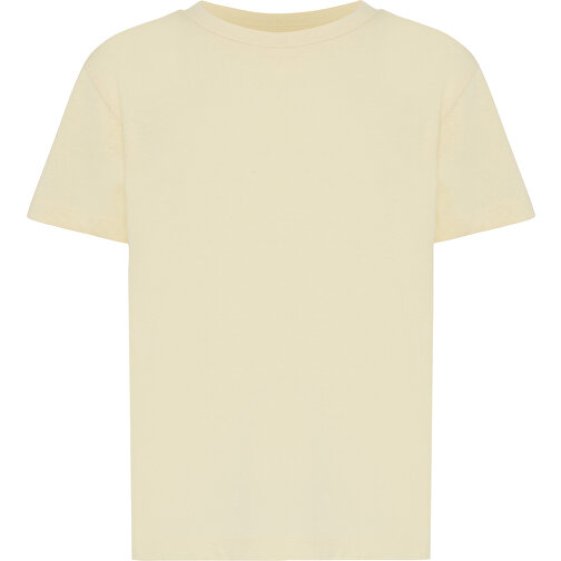 Iqoniq Koli Kids T-Shirt Aus Recycelter Baumwolle, Cream Yellow , cream yellow, 30% recycelte und 70% biologische Baumwolle, 13-14, , Bild 2