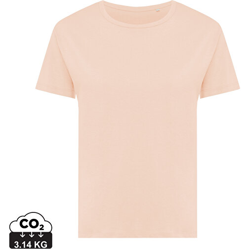 Iqoniq Yala T-shirt femme en coton recyclé, peach nectar, Image 1