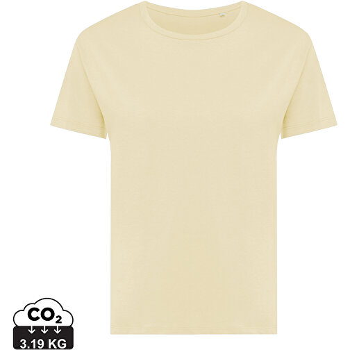 Iqoniq Yala Damen T-Shirt Aus Recycelter Baumwolle, Cream Yellow , cream yellow, 30% recycelte und 70% biologische Baumwolle, XXS, , Bild 1