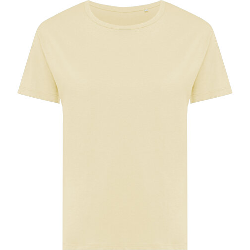 Camiseta de mujer Iqoniq Yala de algodón reciclado, amarillo crema, Imagen 2