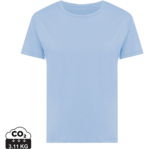 Camiseta de mujer Iqoniq Yala de algodón reciclado, azul cielo, Imagen 1