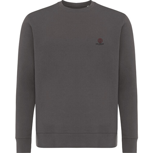 Iqoniq Etosha Lightweight Sweater laget av resirkulert bomull, antrasitt, Bilde 4