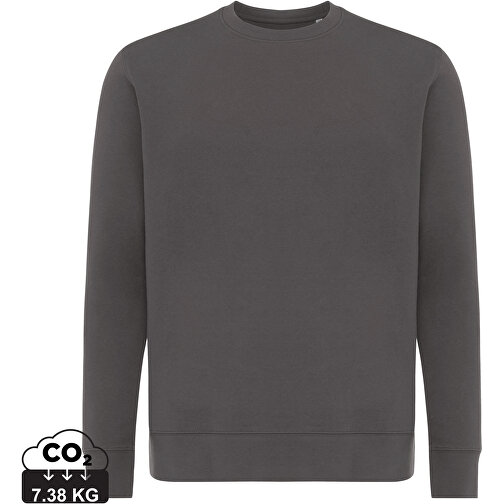 Iqoniq Etosha Lightweight Sweater Aus Recycelter Baumwolle, Anthrazit , anthrazit, 30% recycelte und 70% biologische Baumwolle, XXL, , Bild 1