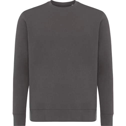 Iqoniq Etosha Lightweight Sweater en coton recyclé, anthracite, Image 2