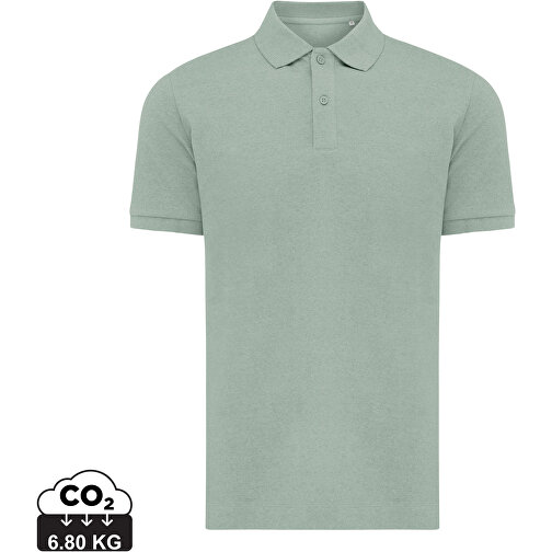 Polo piqué Iqoniq Yosemite en coton recyclé, Iceberg green, Image 1