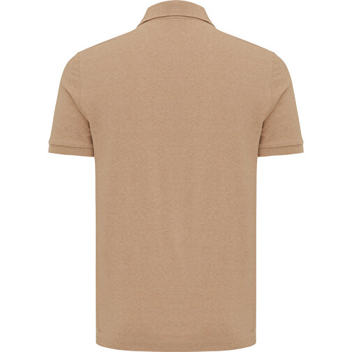 Iqoniq Yosemite Piqué-Poloshirt Aus Recycelter Baumwolle, Heather Brown , heather brown, 50% recycelte und 50% biologische Baumwolle, XXXL, , Bild 3