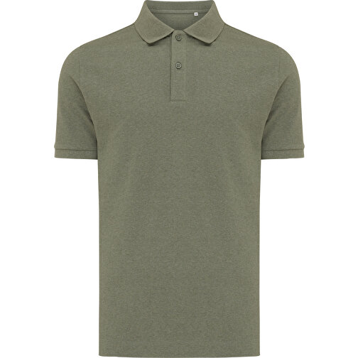 Iqoniq Yosemite Piqué-Poloshirt Aus Recycelter Baumwolle, Heather Green , heather green, 50% recycelte und 50% biologische Baumwolle, XS, , Bild 2