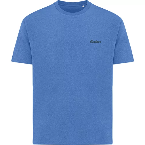 Iqoniq Teide T-shirt en coton recyclé, heather blue, Image 3