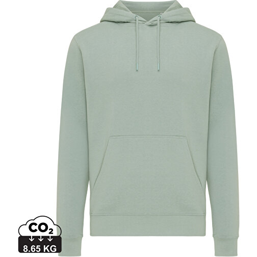 Iqoniq Rila Lightweight Hoodie Aus Recycelter Baumwolle, Iceberg Green , Iceberg green, 30% recycelte und 70% biologische Baumwolle, XXXL, , Bild 1