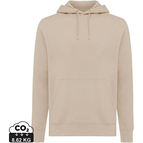 Iqoniq Rila Lightweight Hoodie Aus Recycelter Baumwolle, Desert , desert, 30% recycelte und 70% biologische Baumwolle, XS, , Bild 1