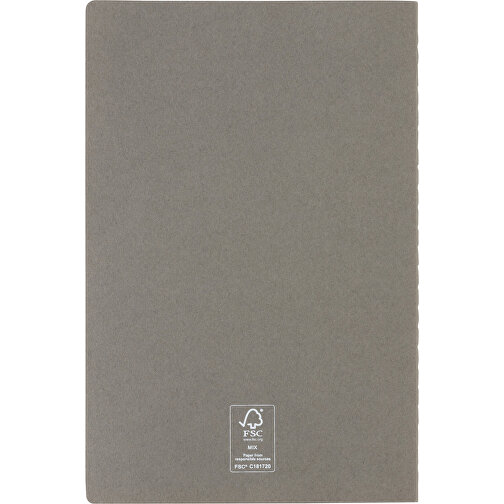 Cuaderno A5 de tapa blanda, gris, Imagen 5