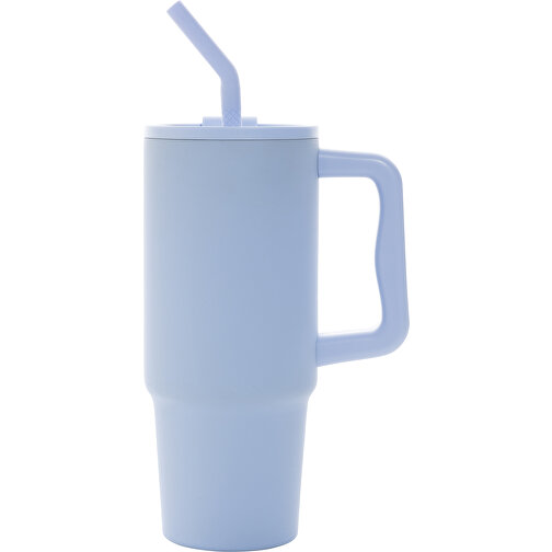 Taza Embrace Deluxe de acero inoxidable reciclado RCS 900 ml, azul claro, Imagen 2