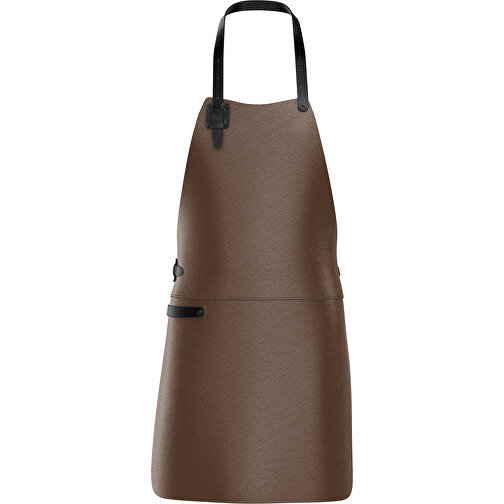 Leder Grillschürze ColourDuo , braun / schwarz, Donato Rindleder, 78,00cm x 60,00cm (Länge x Breite), Bild 1