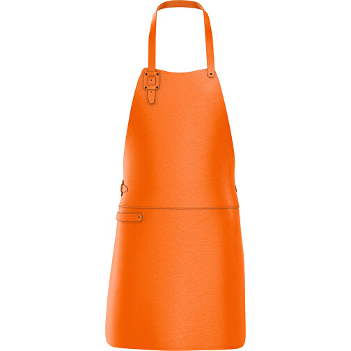 Leder Grillschürze ColourDuo , orange, Donato Rindleder, 78,00cm x 60,00cm (Länge x Breite), Bild 1