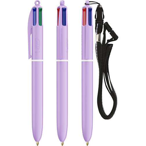 BIC® 4 Colours® Pastel + screentryck på nyckelband, Bild 9