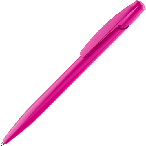 BIC® Media Clic Kugelschreiber Siebdruck , BiC, fuchsia, Kunststoff, 14,70cm x 1,30cm (Länge x Breite), Bild 1