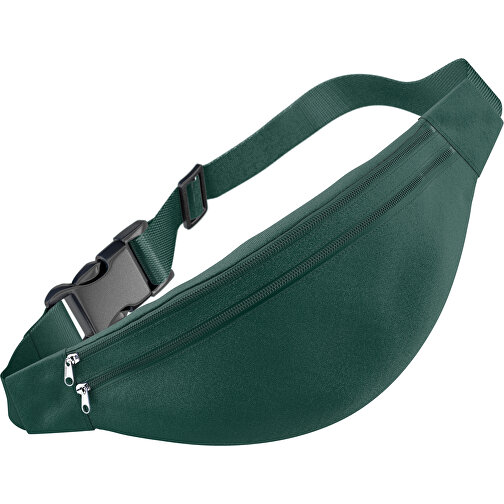 Stylische Gürteltasche Fanny , dunkelgrün, Sublimation-fabric 200g - Polyester (PU), 13,00cm x 33,00cm (Höhe x Breite), Bild 1