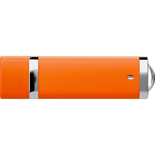 PromoPerfect USB-STICK 2.0 PLASTIK , orange MB , 65 GB , Gummiplastik, Kunststoff MB , 7,00cm x 0,70cm x 2,00cm (Länge x Höhe x Breite), Bild 2