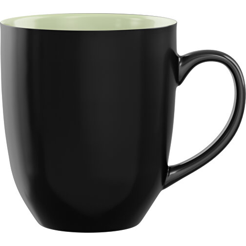 Bella Innen Farbig Außen Schwarz 330ml , schwarz / mintgrün, New Bone China Porzellan, 9,40cm x 12,00cm (Höhe x Breite), Bild 1