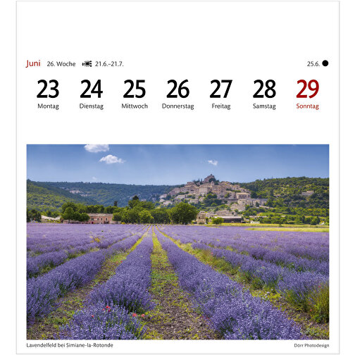 Provence Sehnsuchtskalender , Papier, 15,40cm x 16,50cm (Länge x Breite), Bild 8