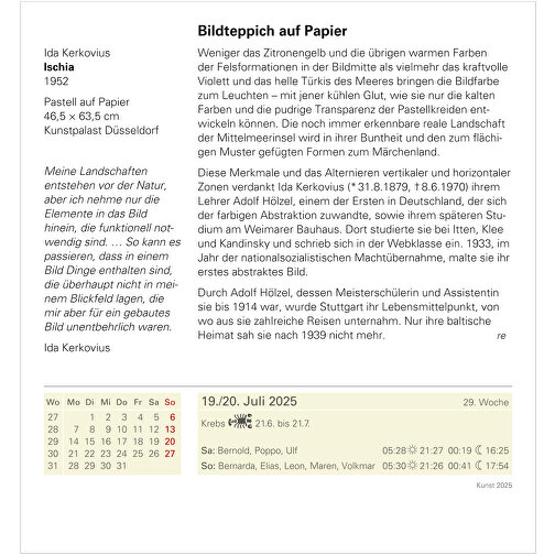 Kunst Tagesabreisskalender , Papier, 15,40cm x 16,50cm (Länge x Breite), Bild 13