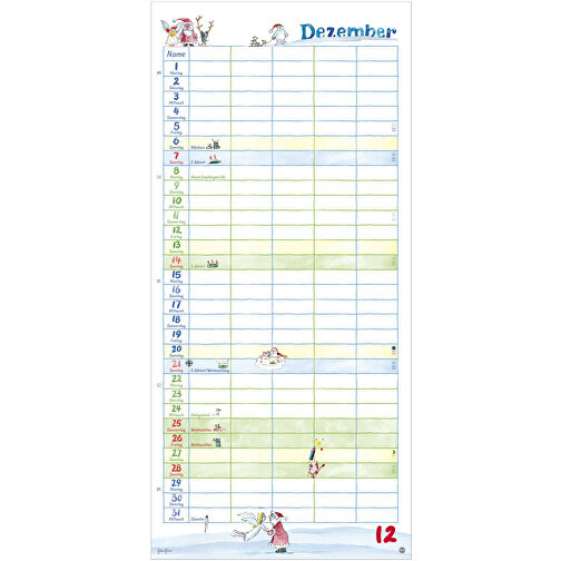 Heine Familienplaner , Papier, 21,00cm x 45,00cm (Länge x Breite), Bild 13