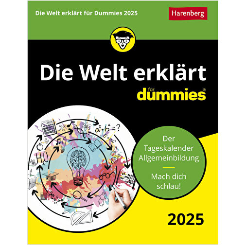 Die Welt Erklärt Für Dummies Tagesabreisskalender , Papier, 12,50cm x 16,00cm (Länge x Breite), Bild 1