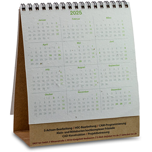 Calendrier de bureau en papier ensemencé - tomate, Image 4