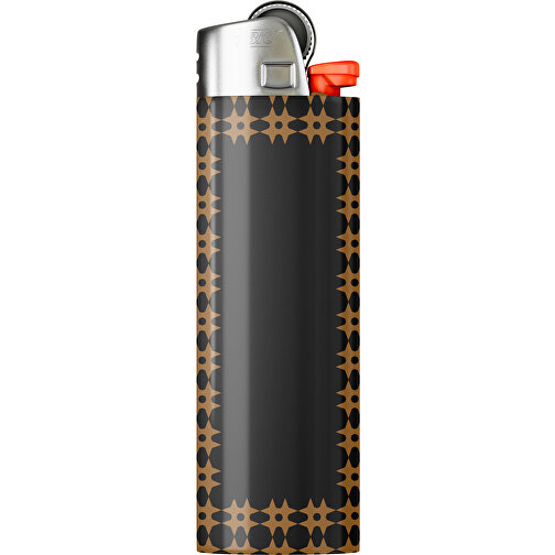 BIC® J26 Digital Wrap Feuerzeug , BiC, schwarz / erdbraun, Delrin®, Stahl, 2,50cm x 1,50cm x 8,20cm (Länge x Höhe x Breite), Bild 1