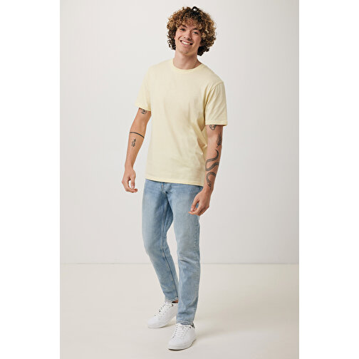 Iqoniq Brett T-Shirt Aus Recycelter Baumwolle, Cream Yellow , cream yellow, 30% recycelte und 70% biologische Baumwolle, XXL, 77,00cm x 0,50cm x 61,00cm (Länge x Höhe x Breite), Bild 4