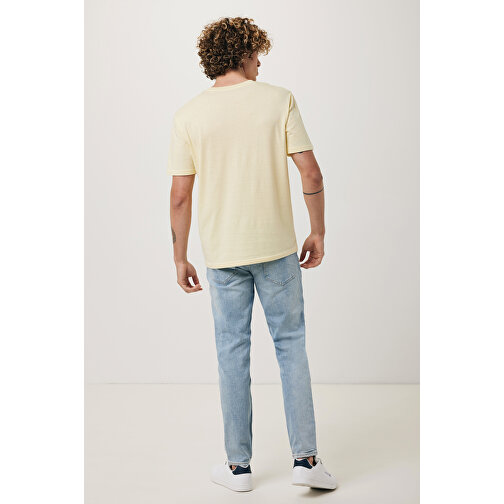 Iqoniq Brett T-Shirt Aus Recycelter Baumwolle, Cream Yellow , cream yellow, 30% recycelte und 70% biologische Baumwolle, XXL, 77,00cm x 0,50cm x 61,00cm (Länge x Höhe x Breite), Bild 7