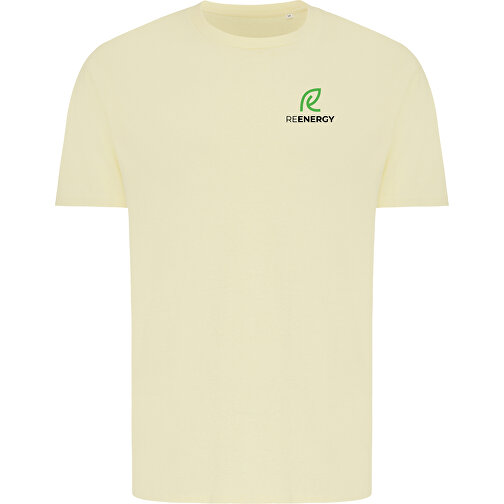 Iqoniq Brett T-Shirt Aus Recycelter Baumwolle, Cream Yellow , cream yellow, 30% recycelte und 70% biologische Baumwolle, XS, 67,00cm x 0,50cm x 46,00cm (Länge x Höhe x Breite), Bild 3