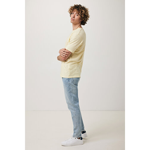 Iqoniq Brett T-shirt en coton recyclé, cream yellow, Image 8