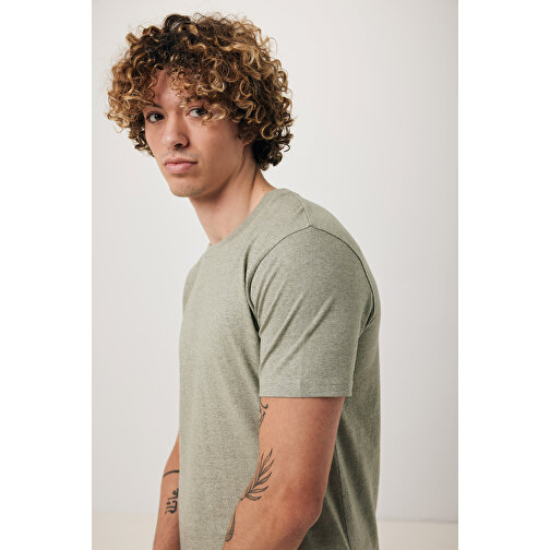 Iqoniq Brett T-Shirt Aus Recycelter Baumwolle, Ungefärbte Helles Grün , ungefärbte helles Grün, 30% recycelte und 70% biologische Baumwolle, L, 73,00cm x 0,50cm x 55,00cm (Länge x Höhe x Breite), Bild 12