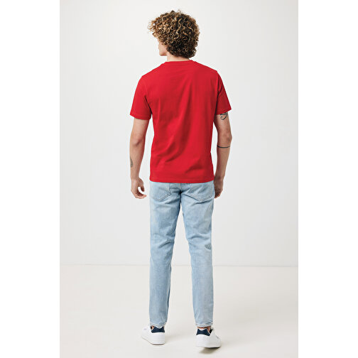 Iqoniq Brett T-Shirt Aus Recycelter Baumwolle, Rot , rot, 30% recycelte und 70% biologische Baumwolle, XS, 67,00cm x 0,50cm x 46,00cm (Länge x Höhe x Breite), Bild 7