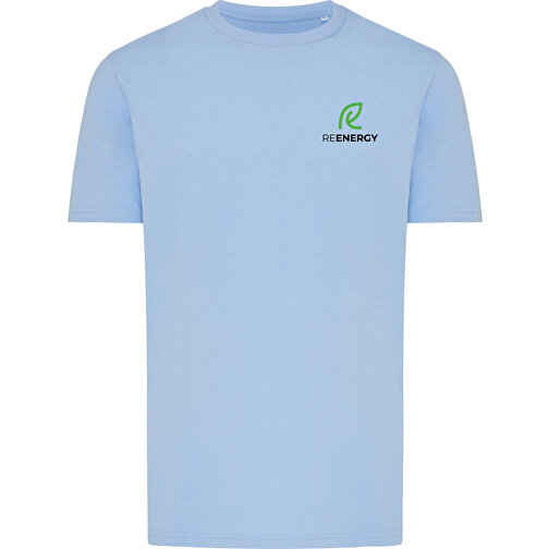 Iqoniq Brett T-Shirt Aus Recycelter Baumwolle, Sky Blue , sky blue, 30% recycelte und 70% biologische Baumwolle, XXXL, 79,00cm x 0,50cm x 64,00cm (Länge x Höhe x Breite), Bild 3