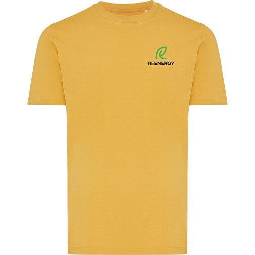 T-shirt Iqoniq Brett in cotone riciclato, giallo ocra, Immagine 2