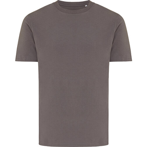 Iqoniq Brett T-Shirt Aus Recycelter Baumwolle, Anthrazit , anthrazit, 30% recycelte und 70% biologische Baumwolle, XS, 67,00cm x 0,50cm x 46,00cm (Länge x Höhe x Breite), Bild 1